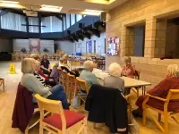 St Mark's Ladies listening to Alyson Heath